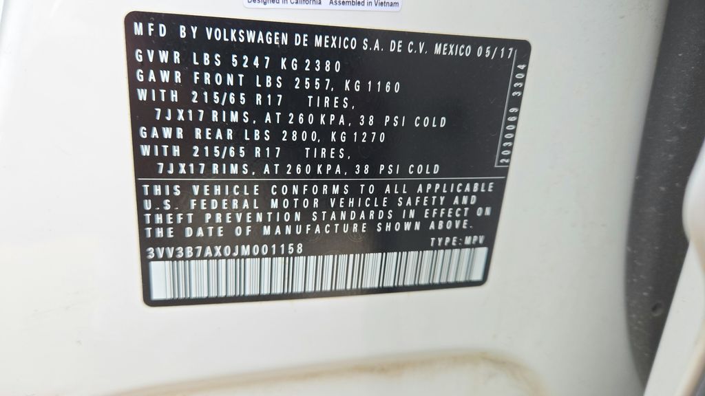 2018 Volkswagen Tiguan