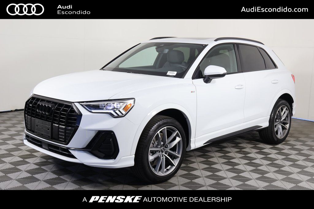 Glacier White Metallic 2025 Audi Q3 SUV / Crossover All-Wheel Drive 8-Speed Automatic