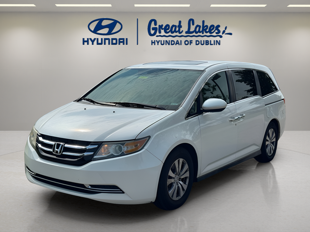 White Diamond Pearl 2015 Honda Odyssey Minivan Front-Wheel Drive 6-Speed Automatic