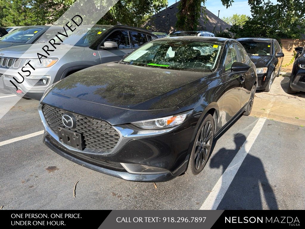 Jet Black Mica 2025 Mazda MAZDA3 Sedan Front-Wheel Drive 6-Speed Automatic
