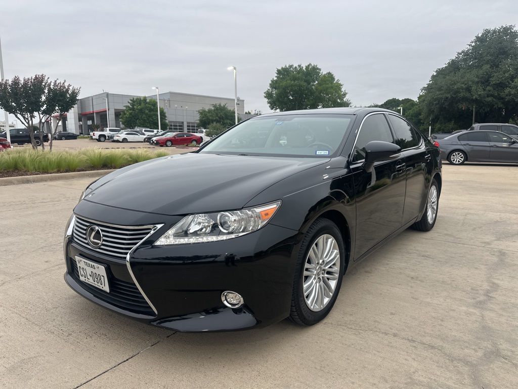 Black (Obsidian) 2014 Lexus ES 350 FWD Sedan Front-Wheel Drive 6-Speed Automatic