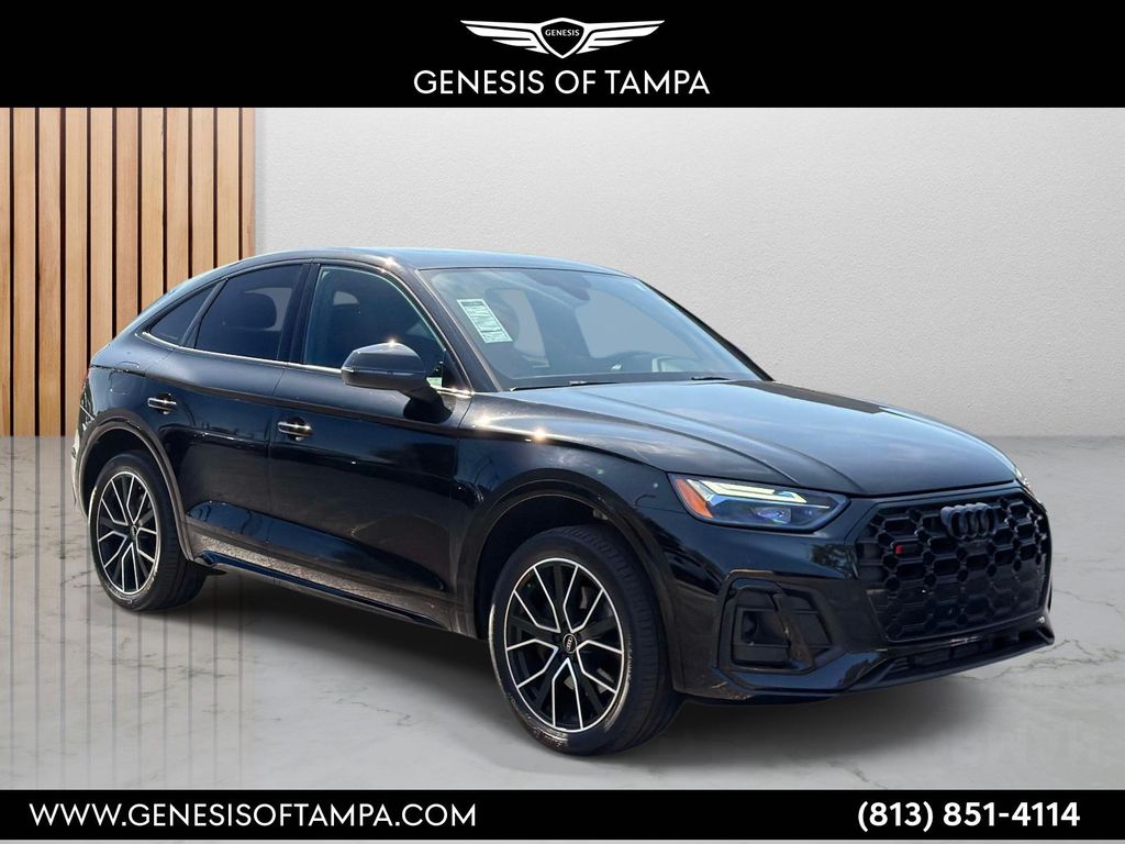 Black 2022 Audi SQ5 Sportback Sedan All-Wheel Drive 8-Speed Automatic