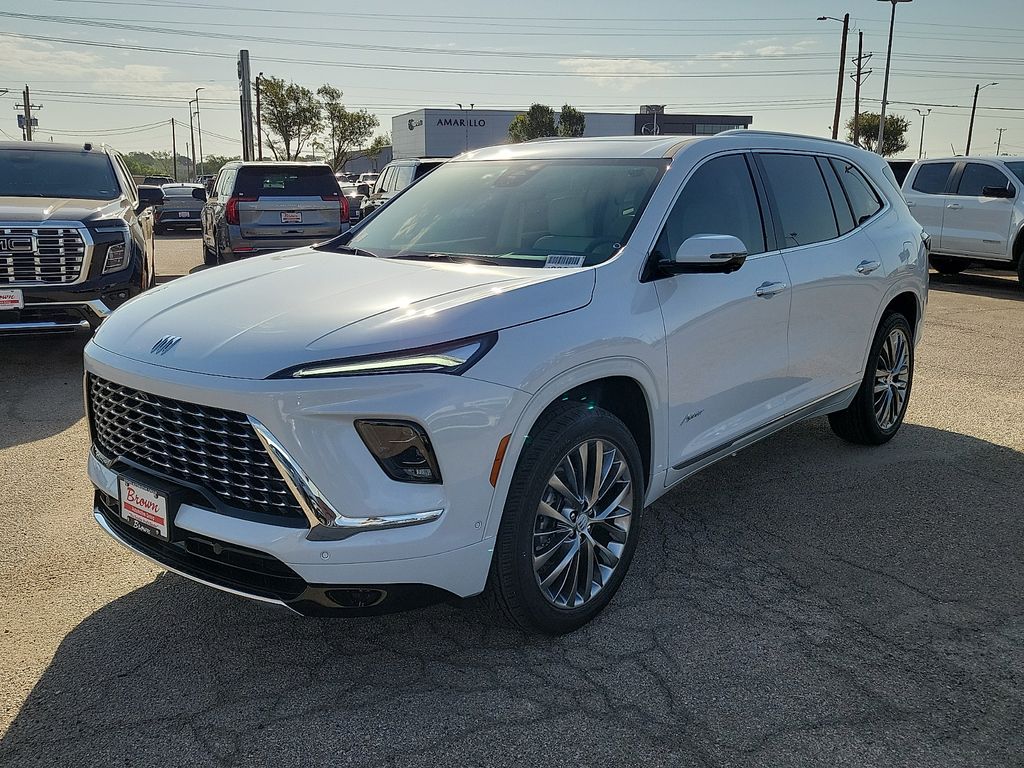 2026 Buick Enclave Avenir White at Brown Buick GMC