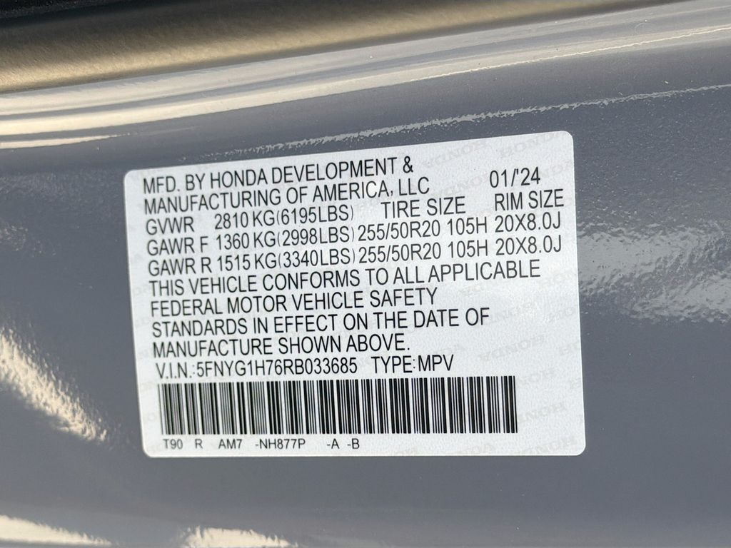 Used 2024 Gray Honda Touring image 34
