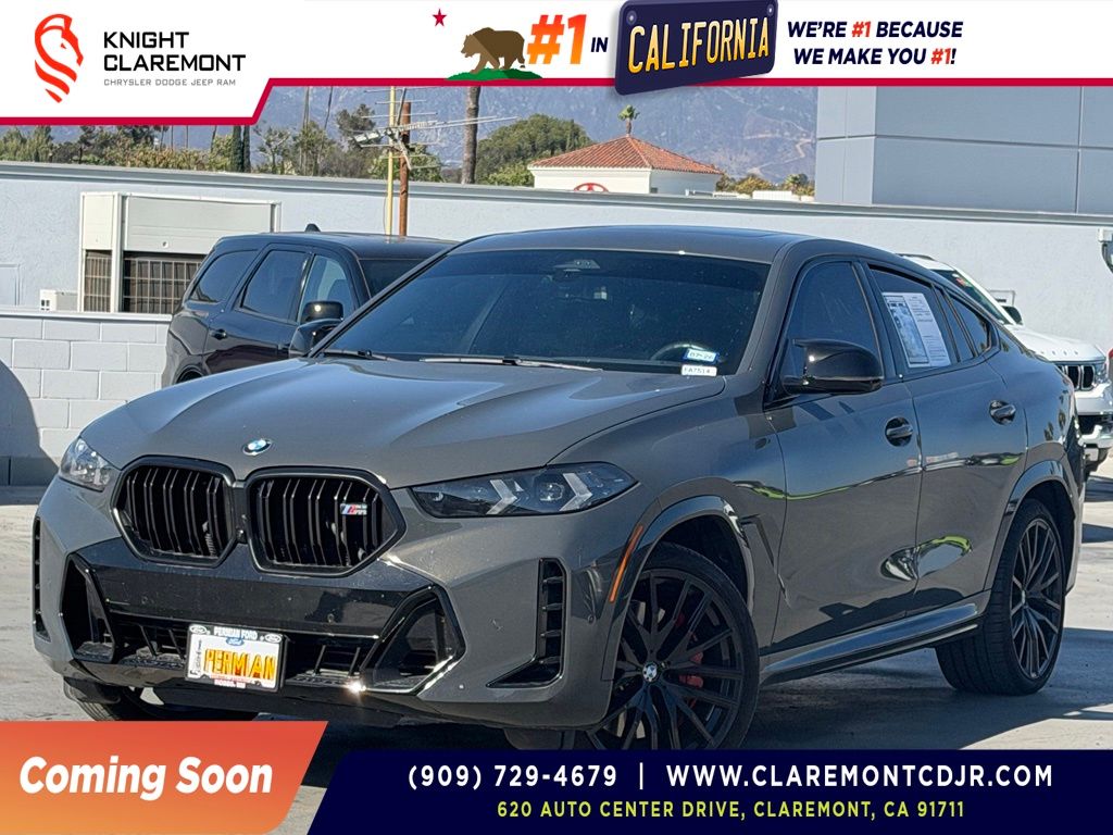 Dravit Gray Metallic 2025 BMW X6 SUV / Crossover All-Wheel Drive 8-Speed Automatic