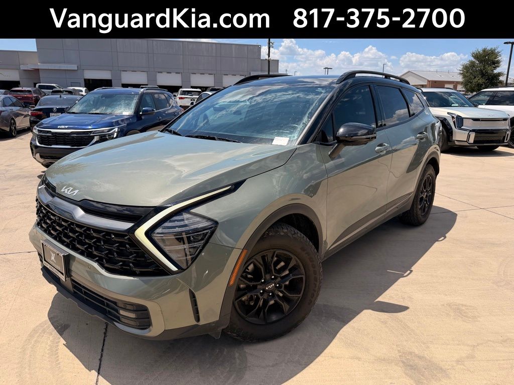 Jungle Green/Ebony Black Roof 2024 Kia Sportage SUV / Crossover All-Wheel Drive 8-Speed Automatic