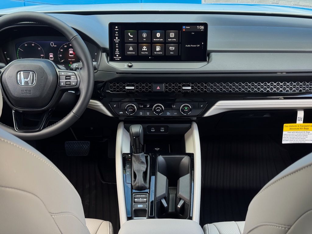 2025 Honda Accord Hybrid EX-L White at Community Honda