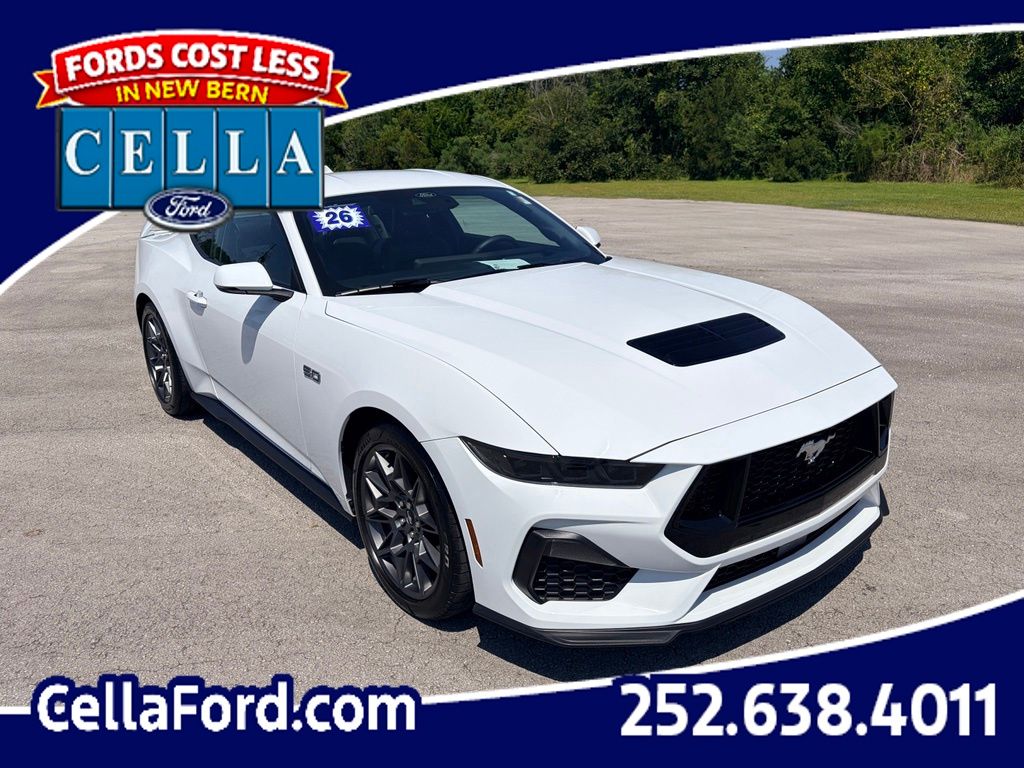 Oxford White 2026 Ford Mustang Coupe Rear-Wheel Drive Automatic