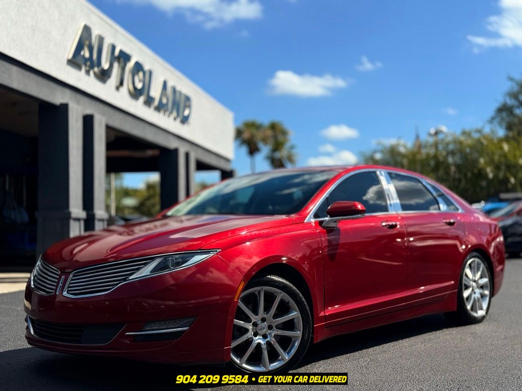 Ruby Red Metallic 2014 Lincoln MKZ Sedan All-Wheel Drive 6-Speed Automatic