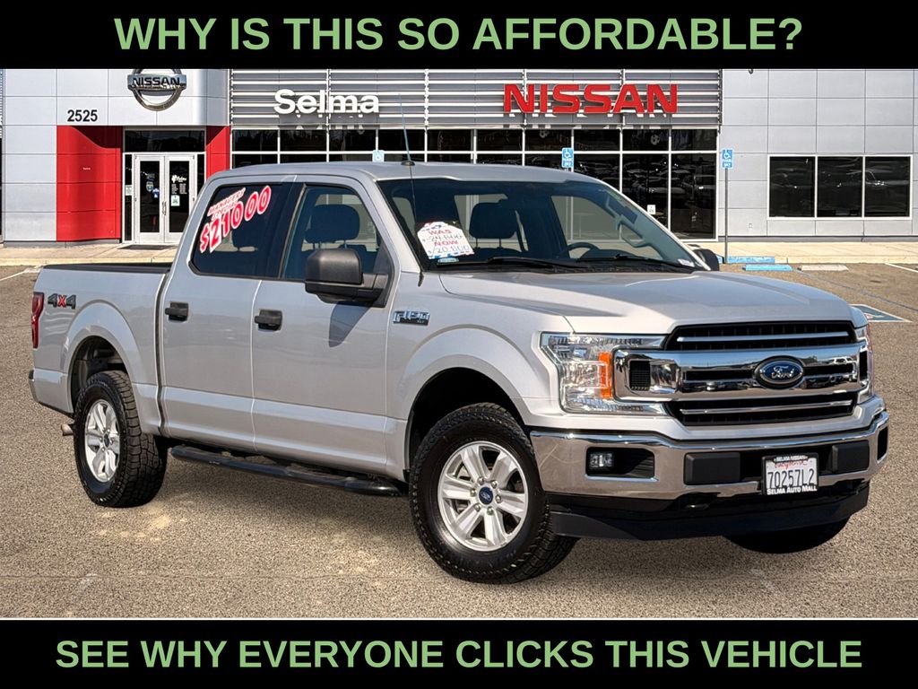 Ingot Silver 2018 Ford F-150 Pickup Truck Four-Wheel Drive Automatic