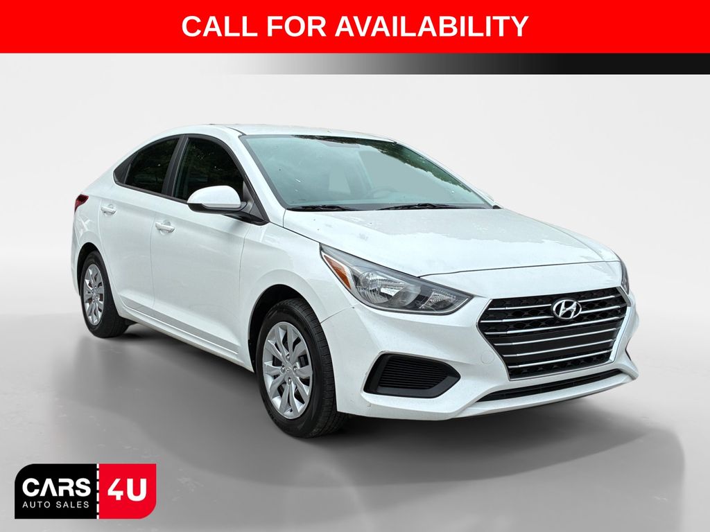 Frost White Pearl 2022 Hyundai Accent Sedan Front-Wheel Drive Continuously Variable Transmission