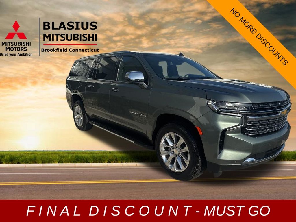 Silver Sage Metallic 2023 Chevrolet Suburban Premier 4WD SUV / Crossover Four-Wheel Drive