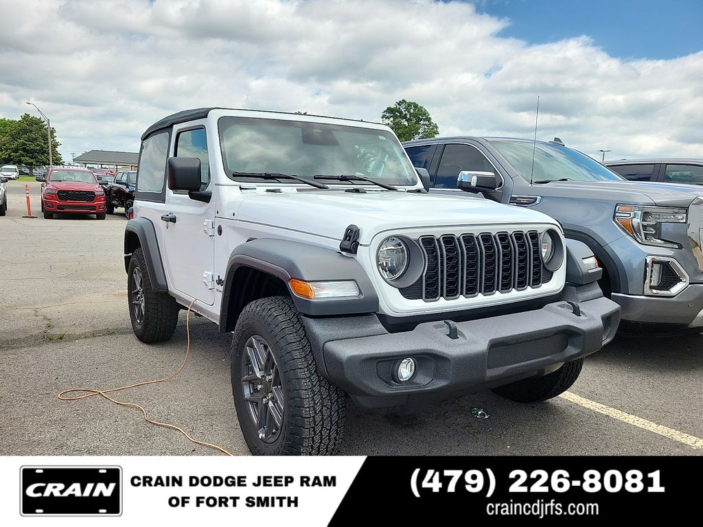 Bright White Clearcoat 2025 Jeep Wrangler SUV / Crossover Four-Wheel Drive 8-Speed Automatic