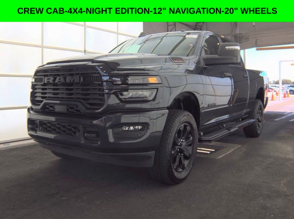 Forged Blue Metallic 2025 RAM 2500 Pickup Truck Four-Wheel Drive 8-Speed Automatic