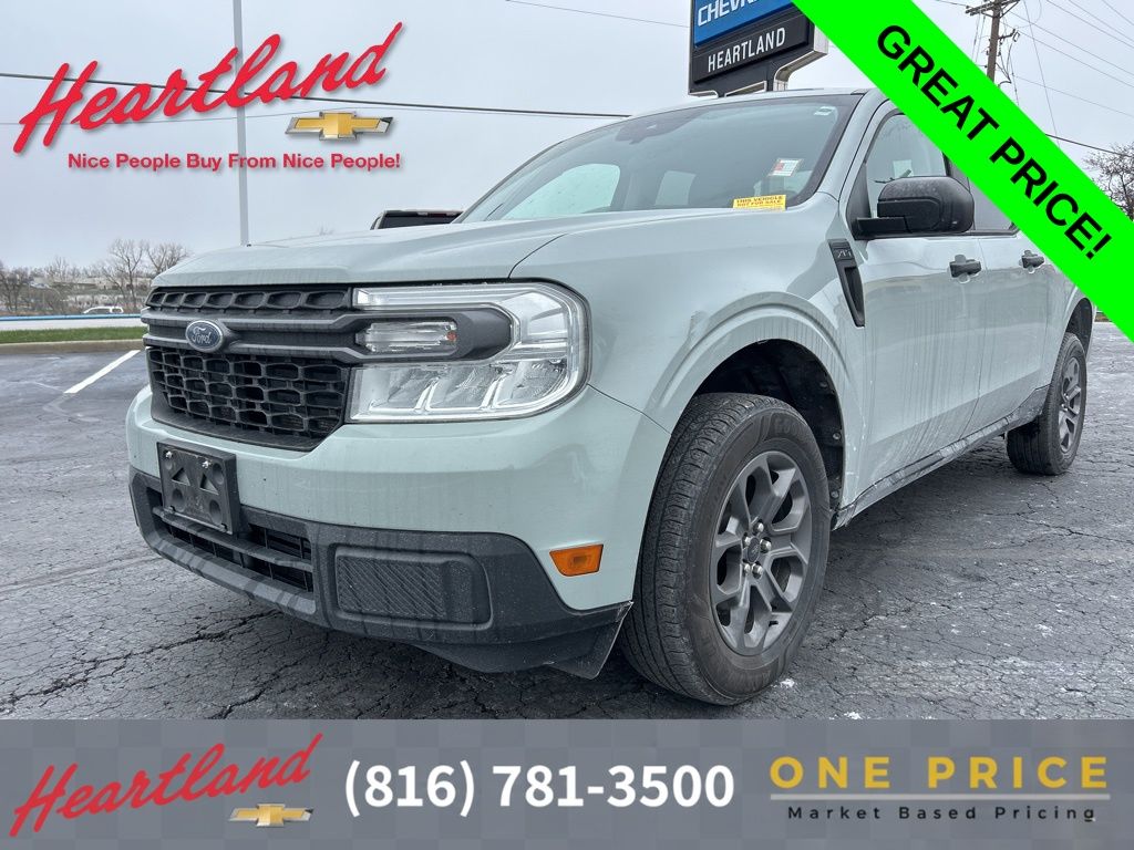 Cactus 2022 Ford Maverick XLT SuperCrew FWD Pickup Truck Front-Wheel Drive Continuously Variable Transmission