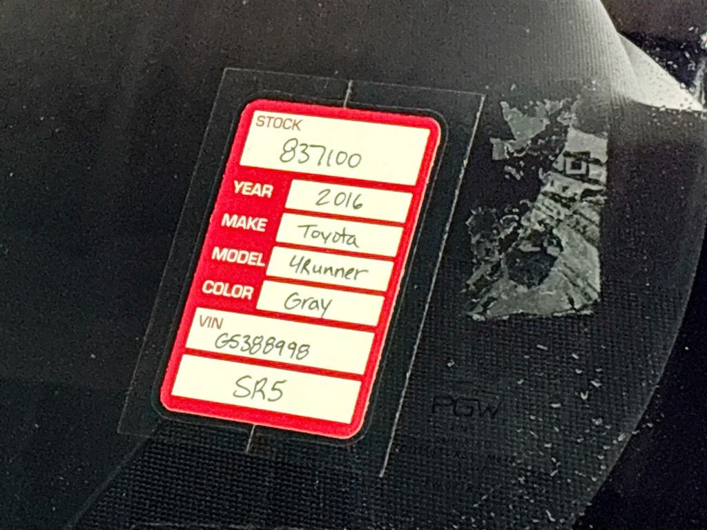 2016 Toyota 4Runner SR5