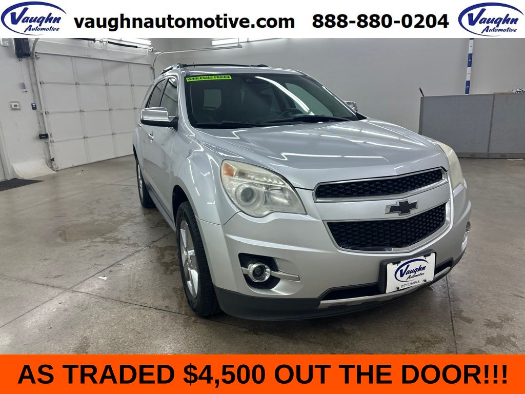 Silver Ice Metallic 2013 Chevrolet Equinox SUV / Crossover Front-Wheel Drive 6-Speed Automatic Overdrive
