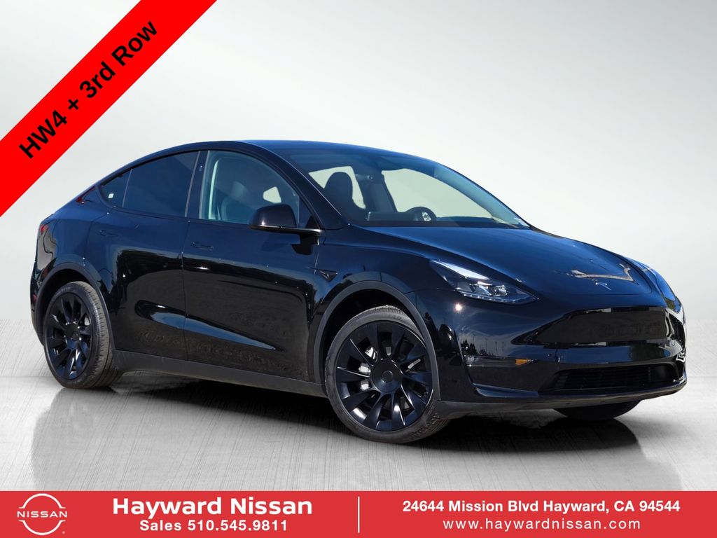 Solid Black 2025 Tesla Model Y Long Range AWD SUV / Crossover All-Wheel Drive 1-Speed Automatic