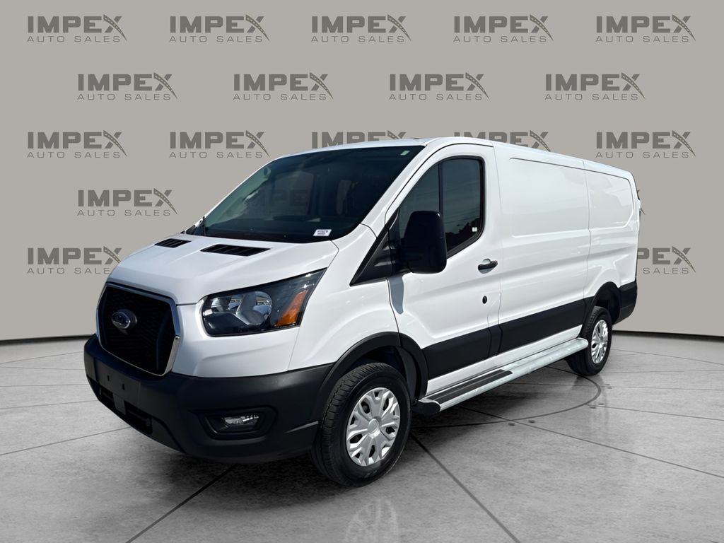 Oxford White 2025 Ford Transit Cargo Van Rear-Wheel Drive