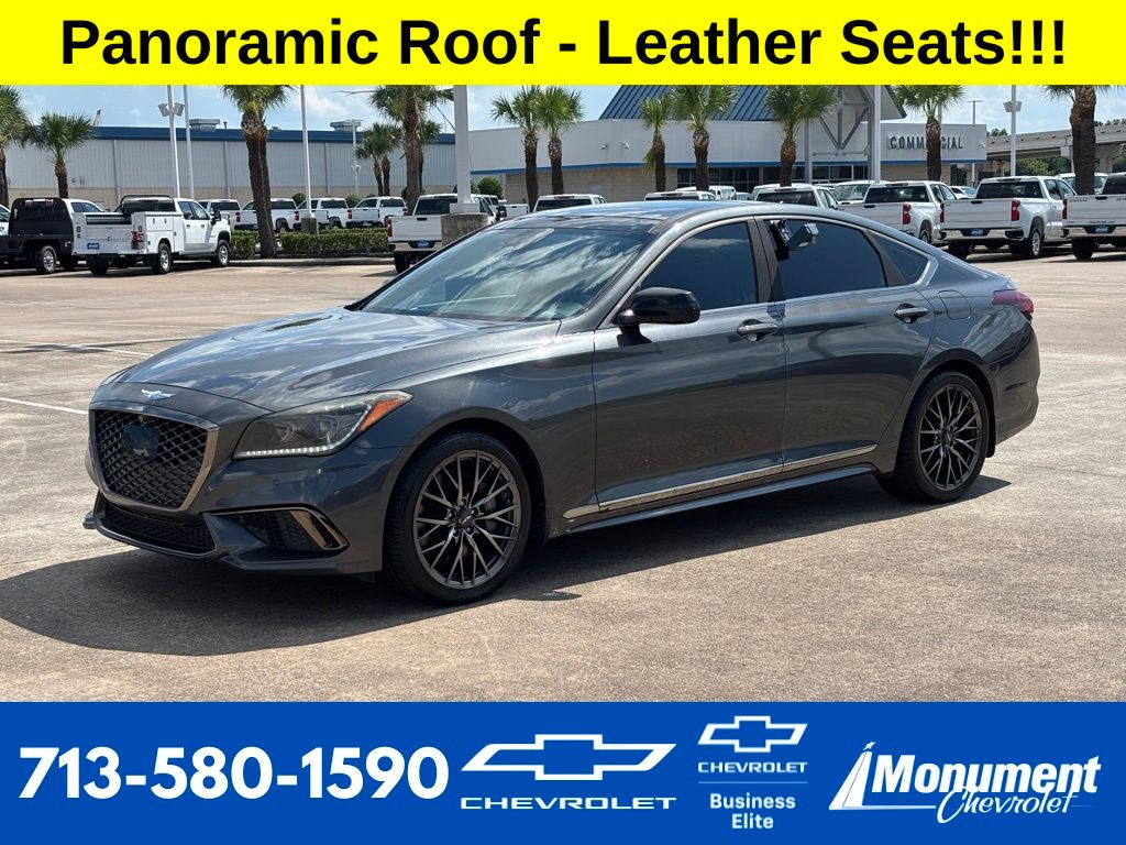 Gray 2019 Genesis G80 Sedan Rear-Wheel Drive 8-Speed Automatic