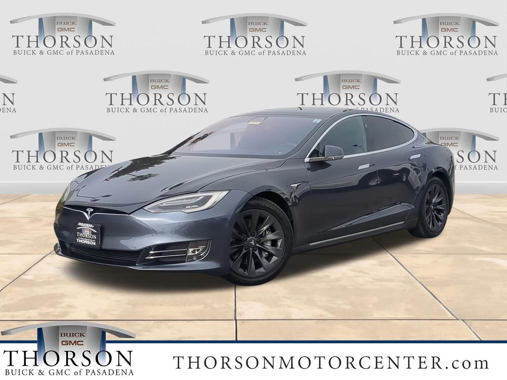 Gray 2019 Tesla Model S Long Range AWD Sedan All-Wheel Drive 1-Speed Automatic