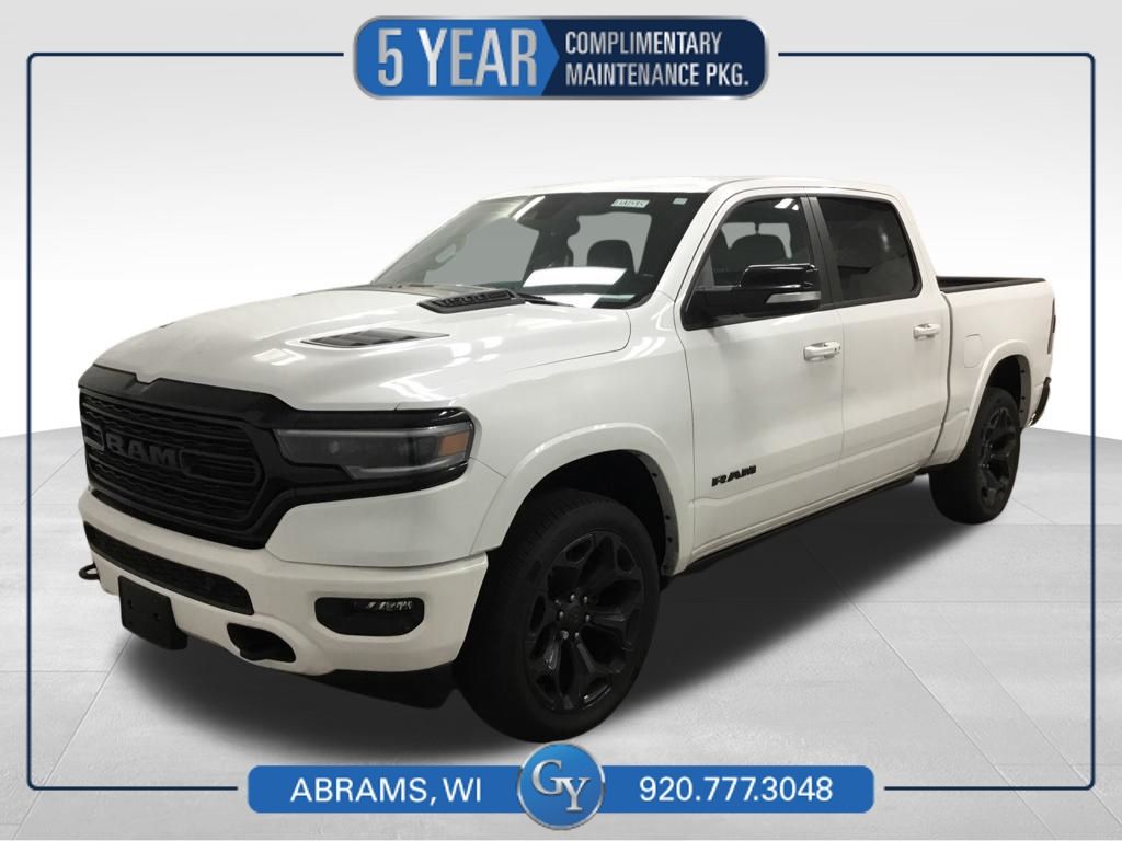 Ivory White Tri-Coat Pearlcoat 2022 RAM 1500 Pickup Truck Four-Wheel Drive 8-Speed Automatic