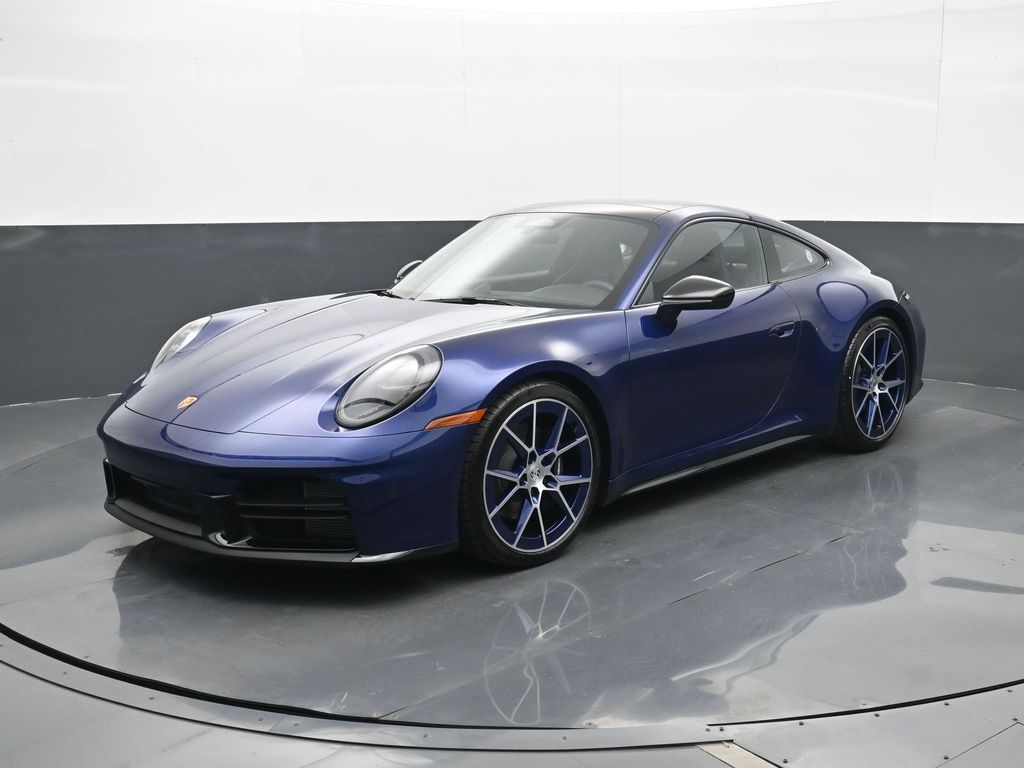 Gentian Blue Metallic 2026 Porsche 911 Coupe Rear-Wheel Drive 6-Speed Manual