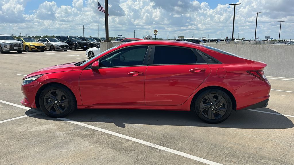 2021 Hyundai Elantra SEL Red at Central Houston Nissan