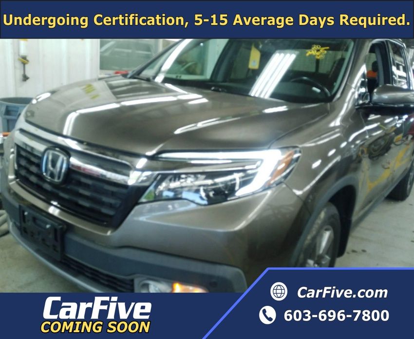 Gray 2020 Honda Ridgeline RTL-E AWD Pickup Truck All-Wheel Drive 9-Speed Automatic