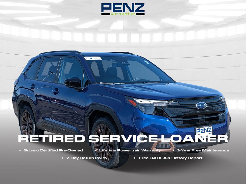 Sapphire Blue Pearl 2025 Subaru Forester Sport Crossover AWD SUV / Crossover All-Wheel Drive Continuously Variable Transmission