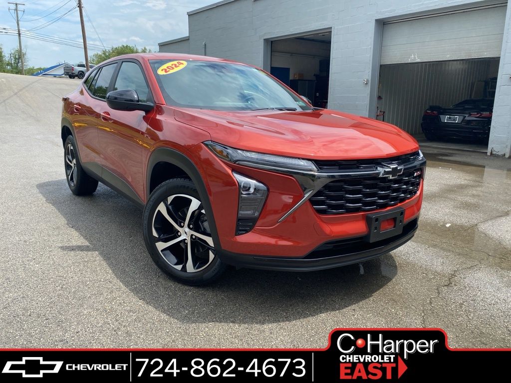 Cayenne Orange Metallic 2024 Chevrolet Trax RS with 1RS FWD SUV / Crossover Front-Wheel Drive 6-Speed Automatic