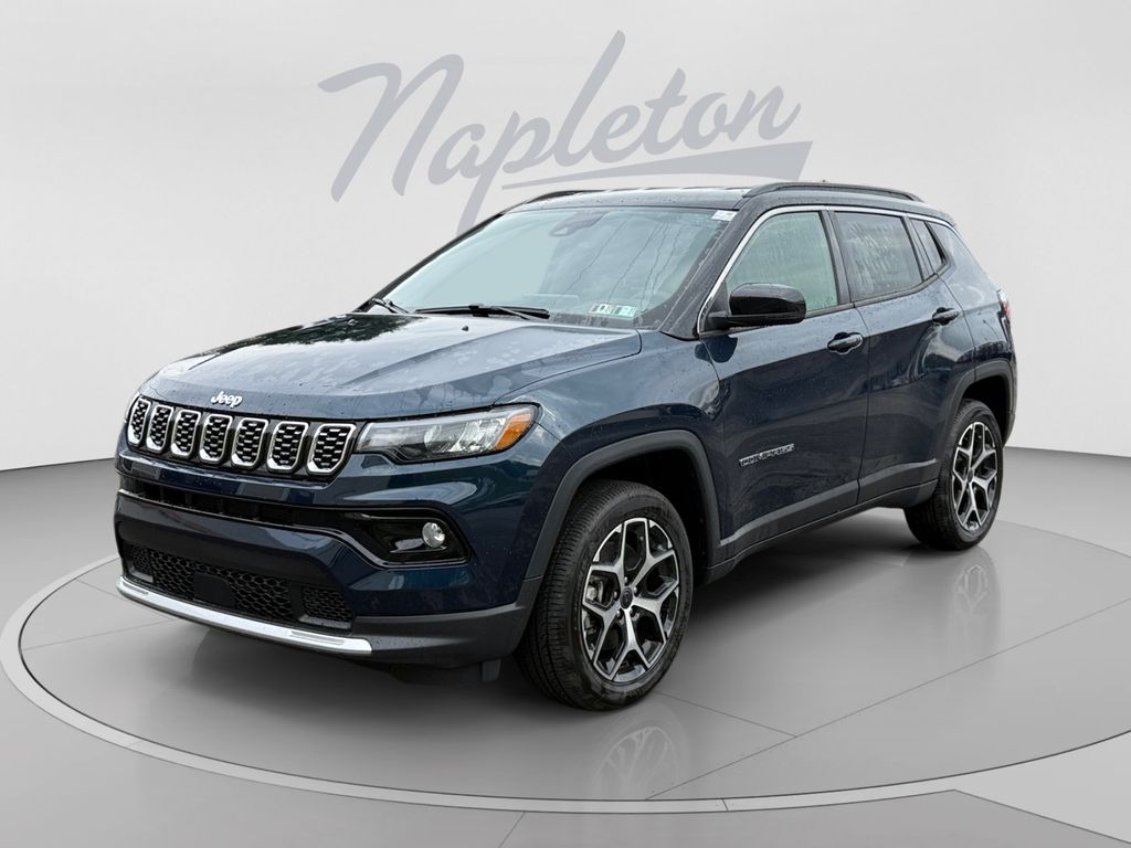 Fathom Blue Pearl Coat 2026 Jeep Compass SUV / Crossover Four-Wheel Drive 8-Speed Automatic