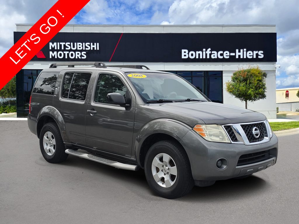 Storm Gray Metallic 2008 Nissan Pathfinder SUV / Crossover 4X2 5-Speed Automatic Overdrive