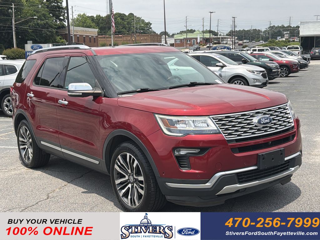 Ruby Red Metallic 2018 Ford Explorer SUV / Crossover All-Wheel Drive 6-Speed Automatic