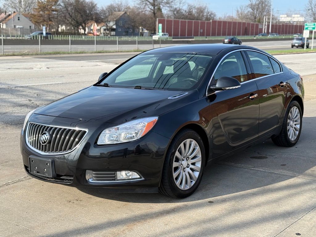 Carbon Black Metallic 2012 Buick Regal Sedan 6-Speed Automatic Overdrive