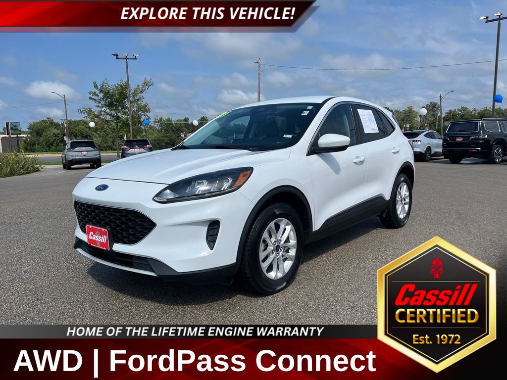 Oxford White 2021 Ford Escape SUV / Crossover All-Wheel Drive 8-Speed Automatic