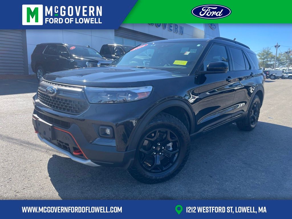 Black Metallic 2024 Ford Explorer SUV / Crossover All-Wheel Drive Automatic