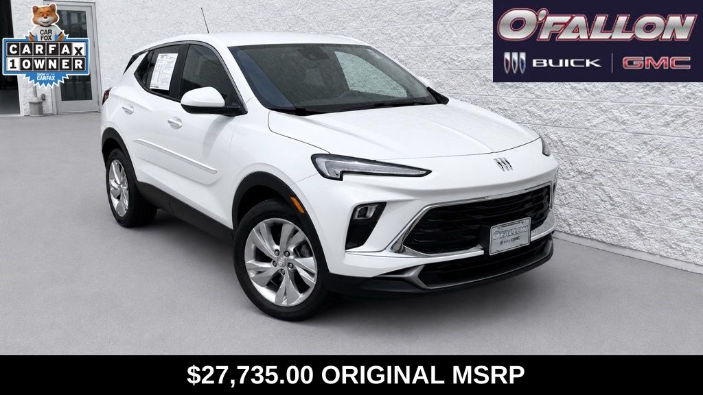 Summit White 2025 Buick Encore GX SUV / Crossover Front-Wheel Drive Continuously Variable Transmission