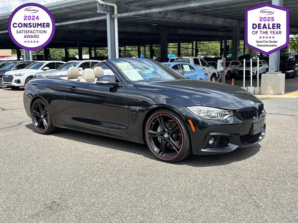 Black Sapphire Metallic 2016 BMW 4 Series Convertible Rear-Wheel Drive 8-Speed Automatic