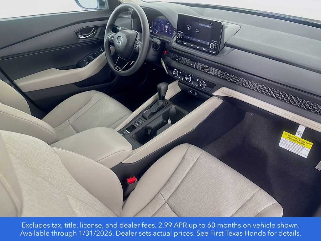 New Car 2025 Honda Accord  Lx For Sale Under $30,000 In Austin, Texas