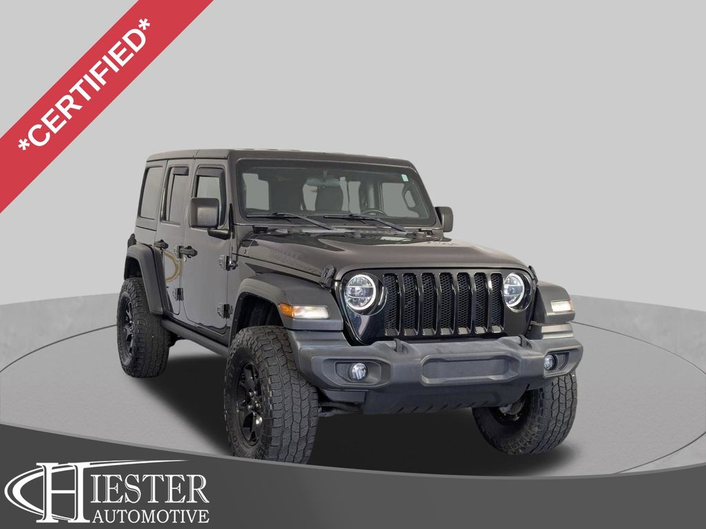 Gray (Granite Crystal Metallic Clearcoat) 2020 Jeep Wrangler SUV / Crossover Four-Wheel Drive 8-Speed Automatic