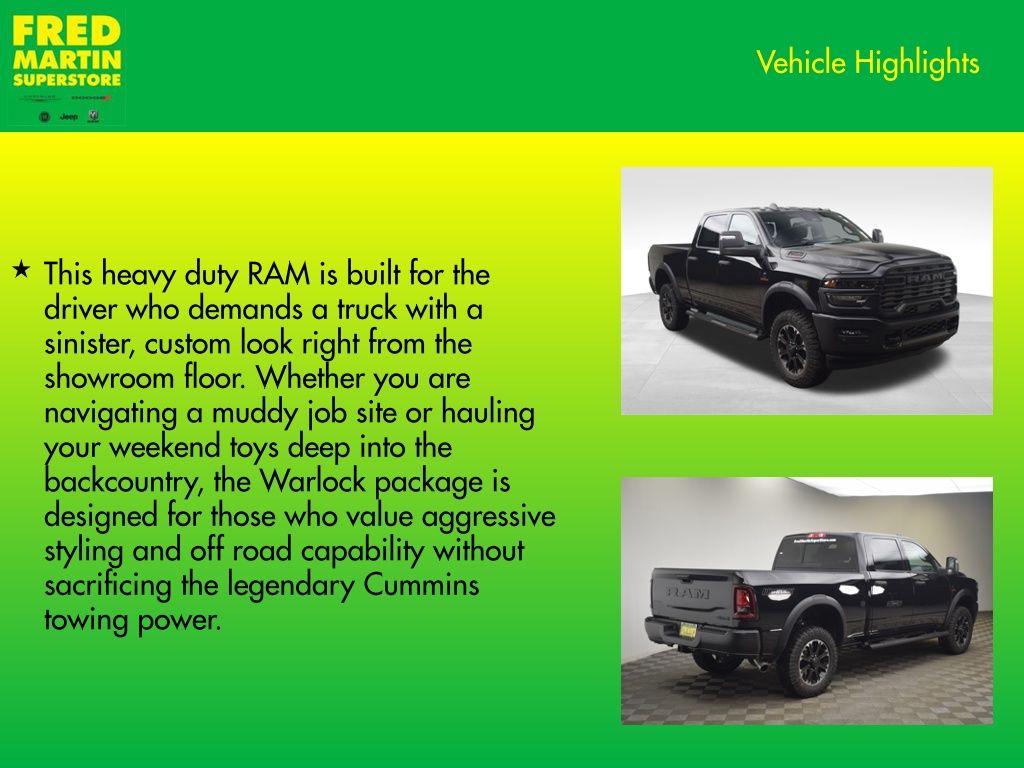 new 2026 Ram 2500 car, priced at $65,329