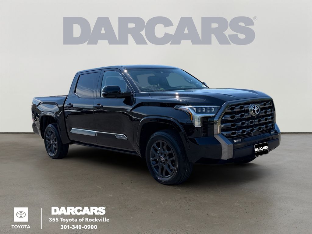 Midnight Black Metallic 2025 Toyota Tundra Pickup Truck Four-Wheel Drive Automatic