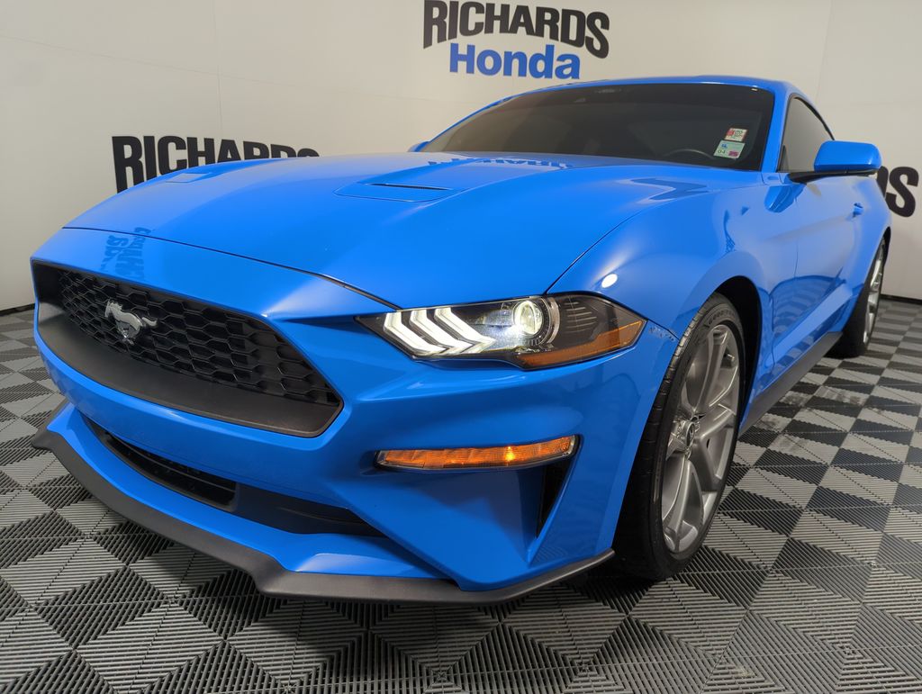 Grabber Blue Metallic 2023 Ford Mustang EcoBoost Premium Fastback RWD Coupe Rear-Wheel Drive Automatic