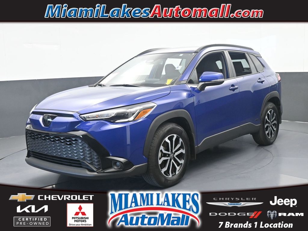 Blue 2024 Toyota Corolla Cross Hybrid SUV / Crossover All-Wheel Drive Continuously Variable Transmission