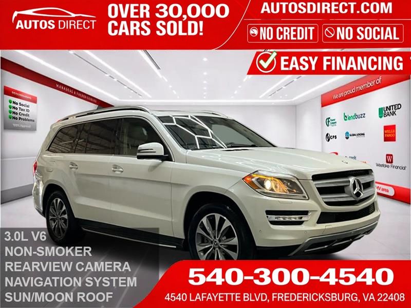 White 2015 Mercedes-Benz GL-Class GL 450 4MATIC SUV / Crossover All-Wheel Drive 7-Speed Automatic