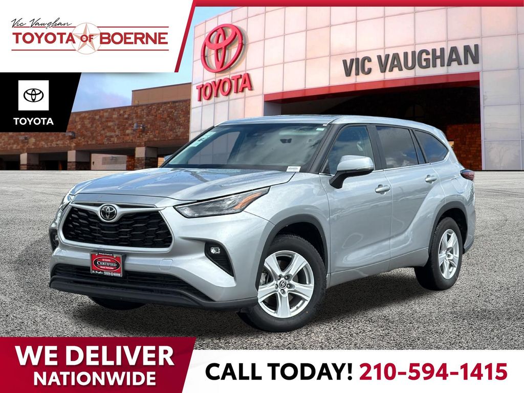 Celestial Silver Metallic 2025 Toyota Highlander LE FWD SUV / Crossover Front-Wheel Drive 8-Speed Automatic