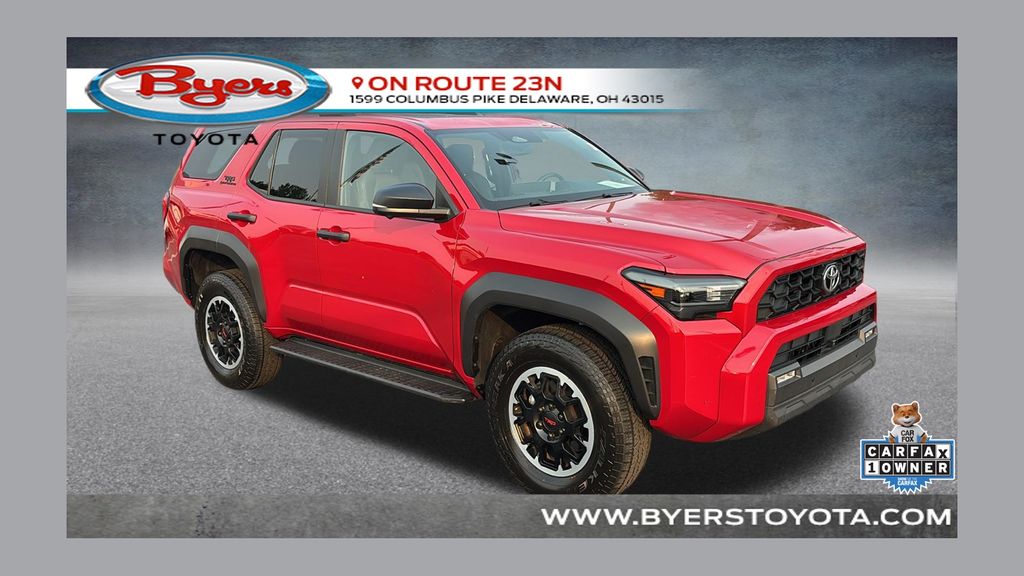 Supersonic Red 2025 Toyota 4Runner SUV / Crossover Four-Wheel Drive 8-Speed Automatic