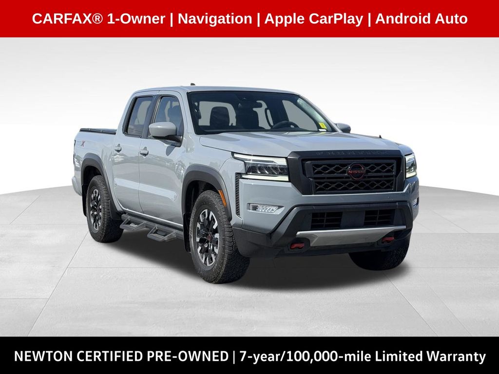 Boulder Gray 2024 Nissan Frontier PRO-X Crew Cab RWD Pickup Truck 4X2 9-Speed Automatic Overdrive