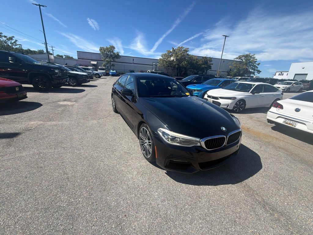 Black Sapphire Metallic 2017 BMW 5 Series Sedan Rear-Wheel Drive 8-Speed Automatic